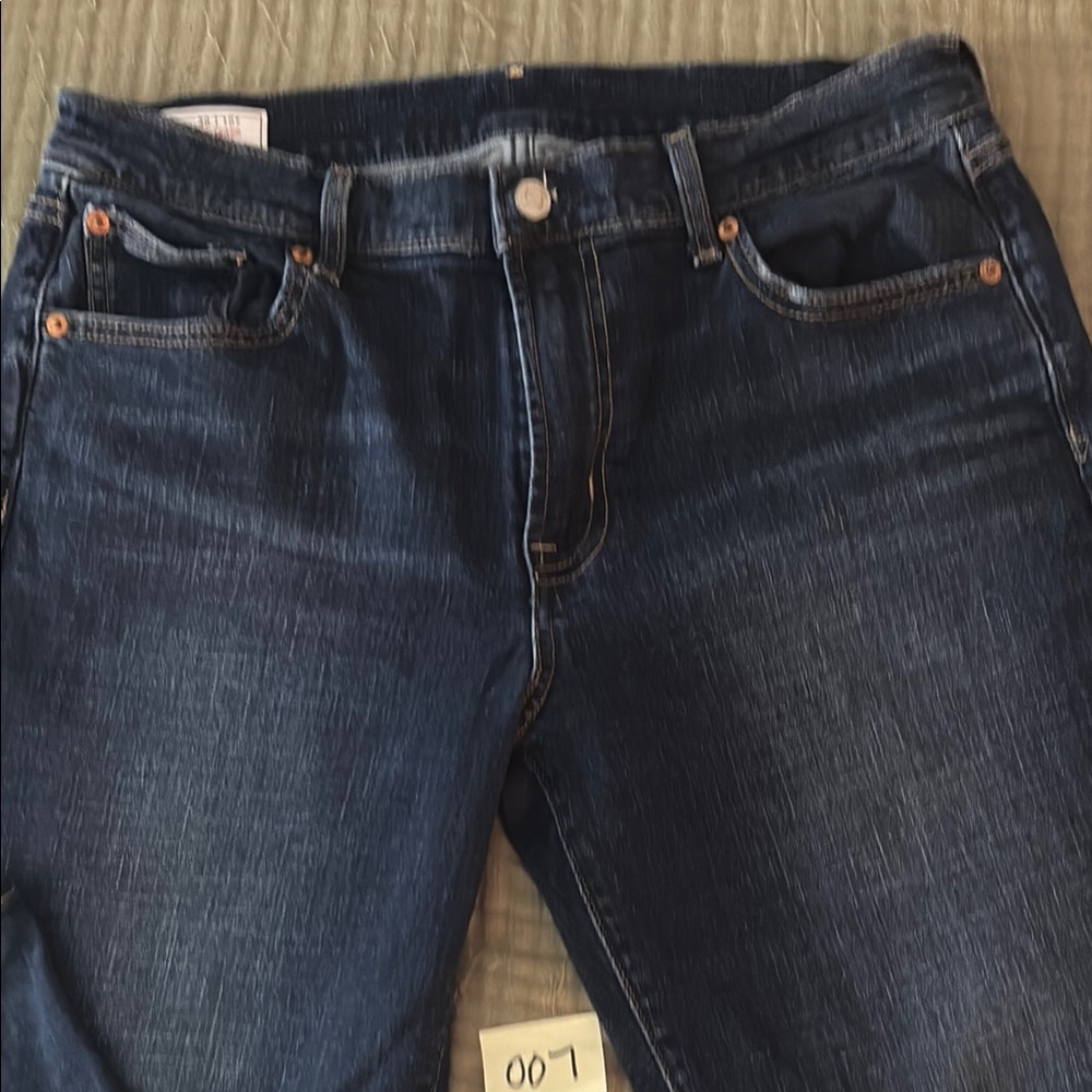GAP Blue Girlfriend Jeans, dark wash